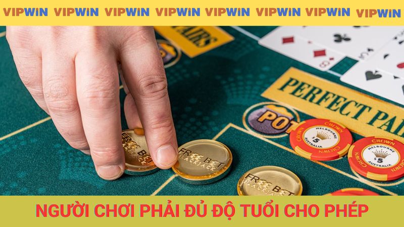Người chơi phải đủ độ tuổi cho phép khi đăng ký
