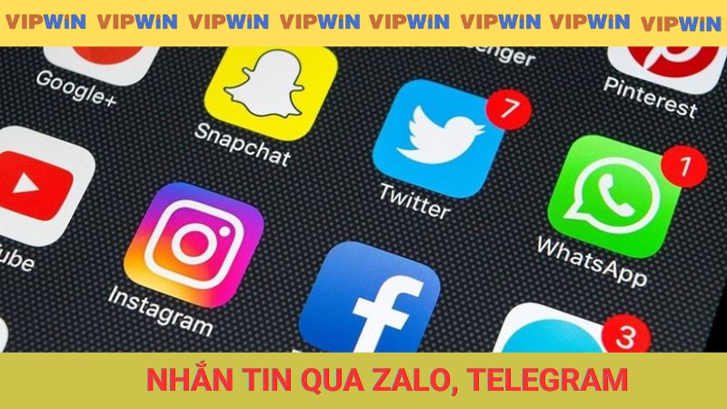 Nhắn tin qua Zalo, Telegram phản hồi nhanh